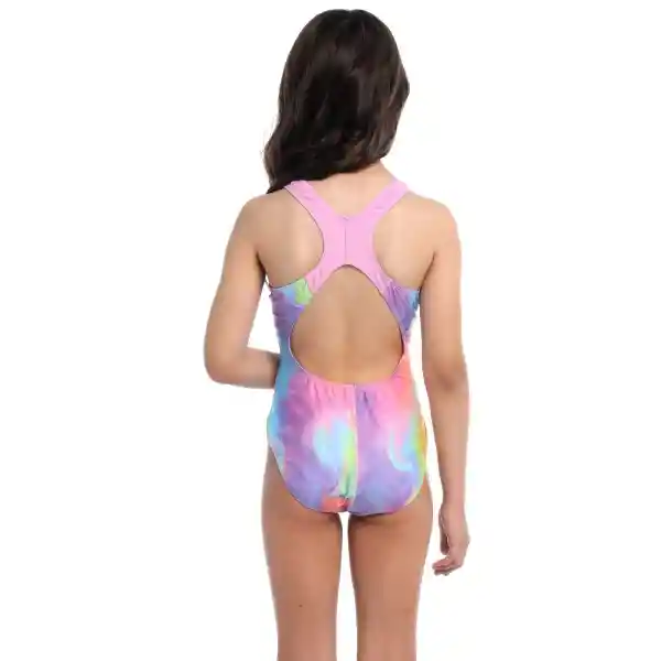 Vestido de Baño Splashback Hula Blend Junior Femenino 14 Speedo