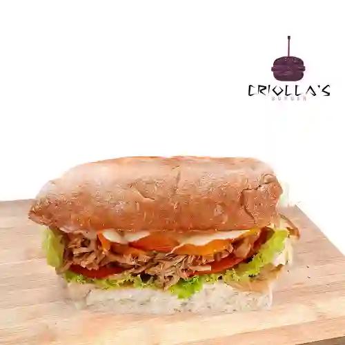 Sándwich de Bondiola y Papa Criolla