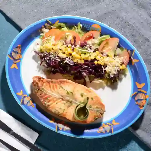 Salmón Al Ajillo