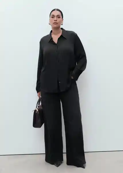 Jean Elise Tejano Negro Talla 36 Mujer Mango