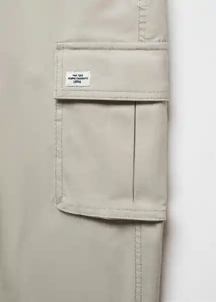 Pantalón Cargo6V Niños Verde Pastel Talla 18 Mango