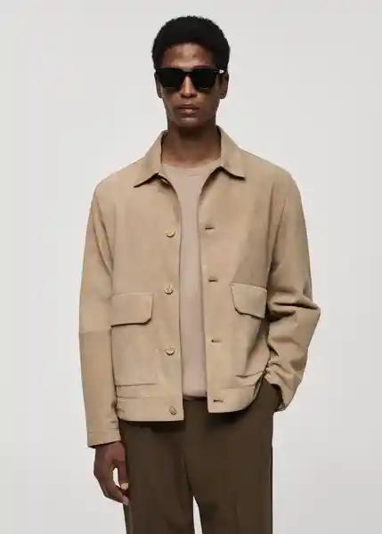 Chaqueta Cazadora Erik Piedra Talla L Hombre Mango