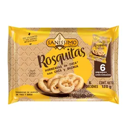 Rosquitas Horneadas de Yuca Con Chia y Quinua 120 g