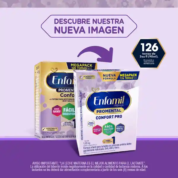 Formula Infantil Enfamil Premium Promental Confort Pro 1650 g