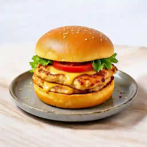 Hamburguesa Doble Pollo
