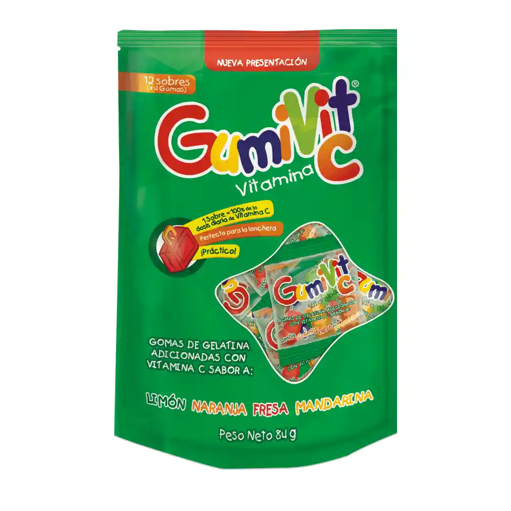 Gumivit Gomas de Gelatina con Vitamina C Sabores Surtidos