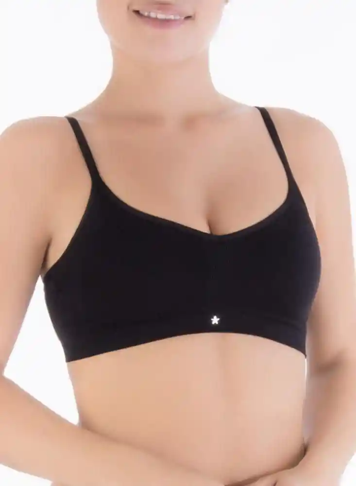 Top Tiras Delgadas Hush Mujer M - Negro 799