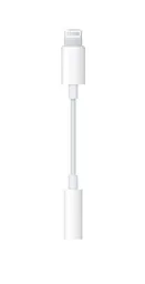 Apple Adaptador Auxiliar Jack Convertidor Lightning Blanco