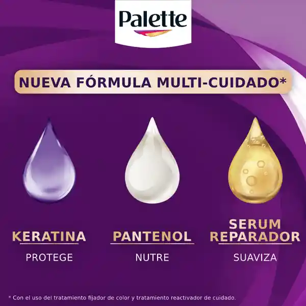 Tinte Palette Color Creme 8-1 Rubio Claro Cenizo