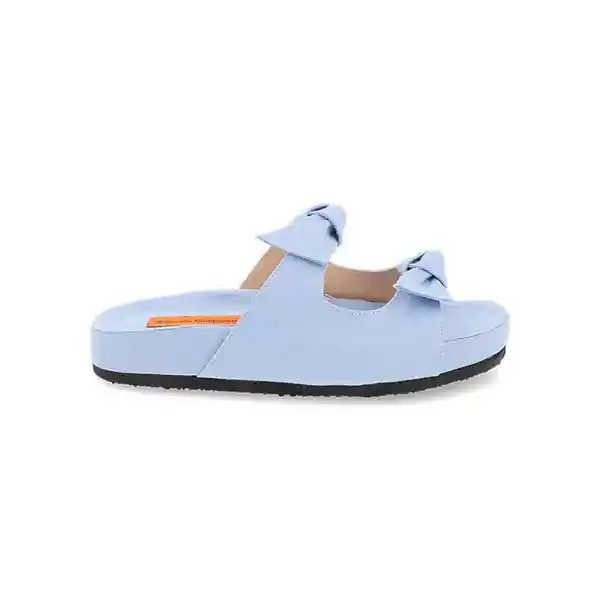 Sandalias Plataforma Emilia Azul Talla 38