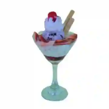 Fresas con Crema y Helado