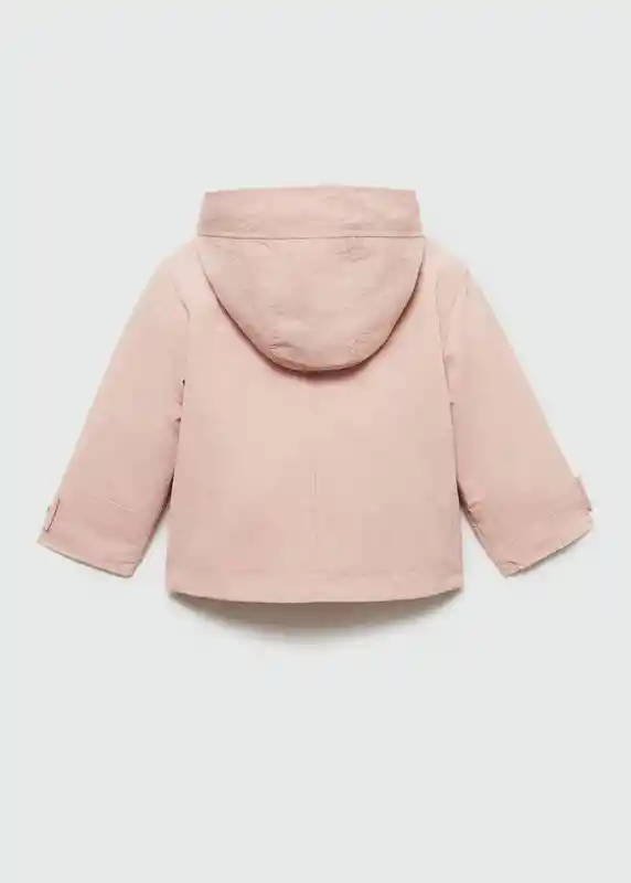 Chaqueta Vega Rosa Talla 71 Niñas Mango