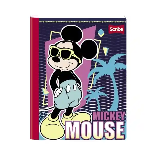 Scribe Cuaderno Cosido Mickey 50 Hojas Doble Línea