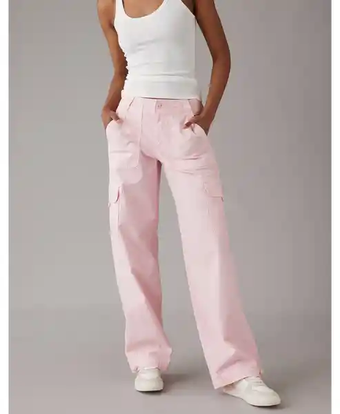 Pantalón Mujer Rosado Talla 8 REGULAR American Eagle