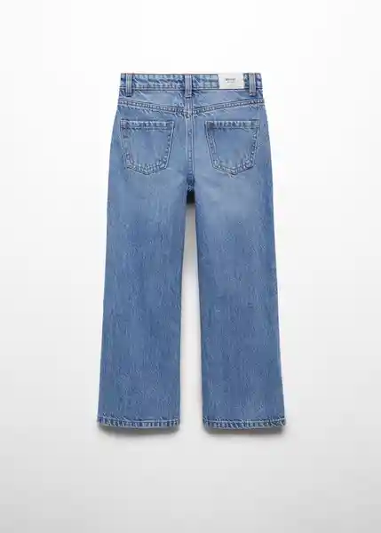 Jean Wide6 Tejano Niñas Medio Talla 7 Mango