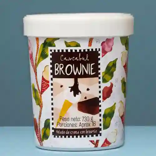 Litro Helado de Brownie
