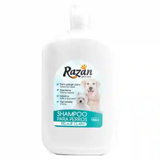 Razan Shampoo para Mascotas Pelaje Claro Todas las Razas