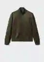 Chaqueta Firenze Khaki Talla XXL Hombre Mango