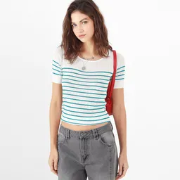 Camiseta Cuello Redondo Manga Corta Blanco Talla M 683814