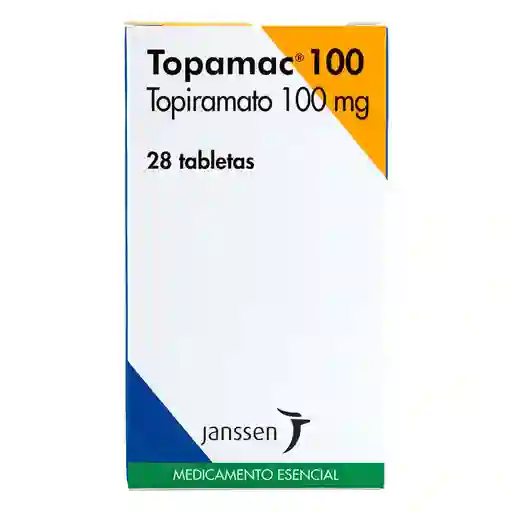 Topamac Janssen100 Antiepileptico Topiramato (100 Mg)