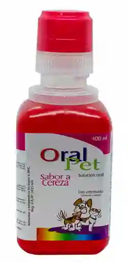 ORAL PET Solucion De Rehidratacion Oral Para Mascotas Sabor Cereza