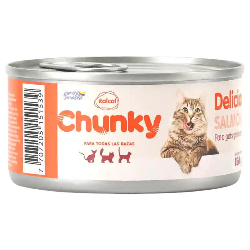 Chunky Alimento Húmedo Delicat Sabor a Salmón