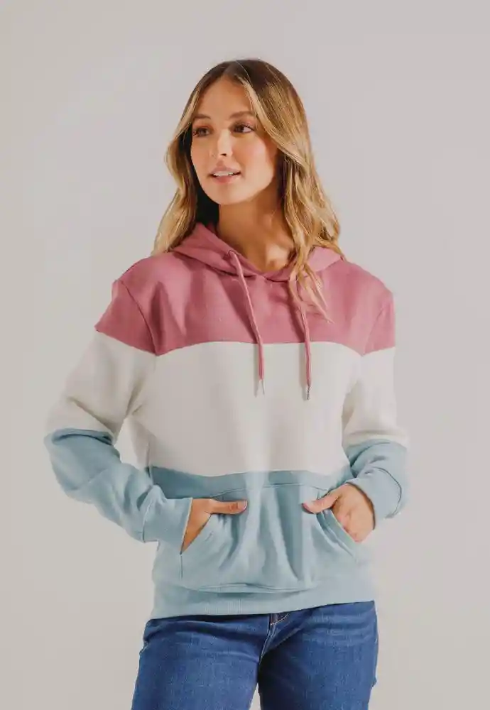 Buzo Combinado L-vino Azul