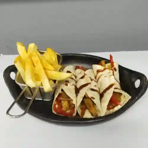 Fajitas de Pollo, Res O Cerdo