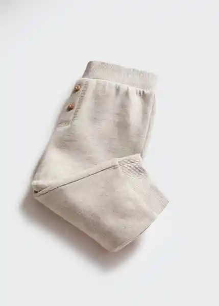 Pantalón Tommy Beige Talla 64 Niños Mango