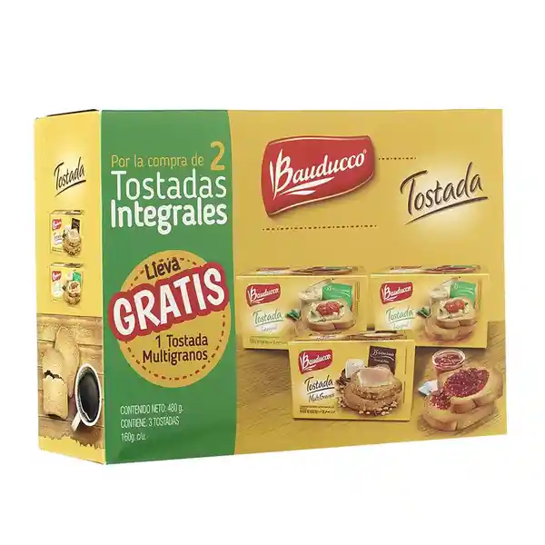 Tostadas Bauducco Integral Gratis Tostadas Multigranos