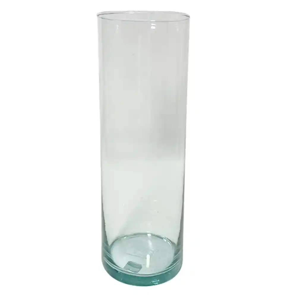 Marres Florero Cilindro Transparente Grande 10 X 30 Cm