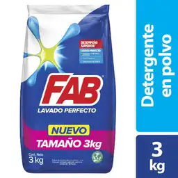 Fab Detergente en Polvo Lavado Perfecto