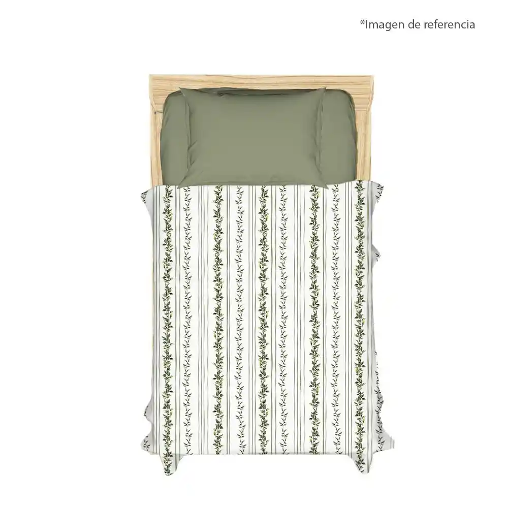 Juego Cama Poema Sencillo Estampado