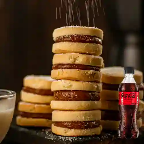 Combo Alfajor X6 + Coca-Cola Zero 400 ml