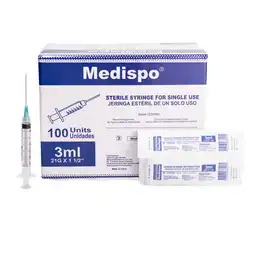 Medispo Jeringa Estéril Desechable 