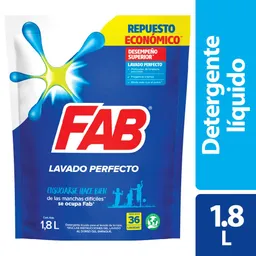 Detergente Liquido Fab Floral 1,8L