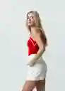 Esqueleto Tejido Mujer Rojo Adrenalina Medio T L 082G026 Naf Naf