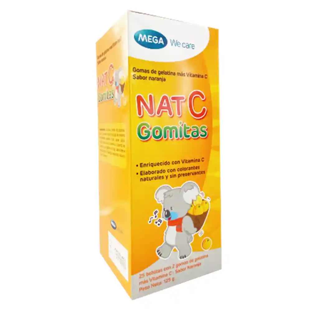 Nat C Gomitas Vitamina C