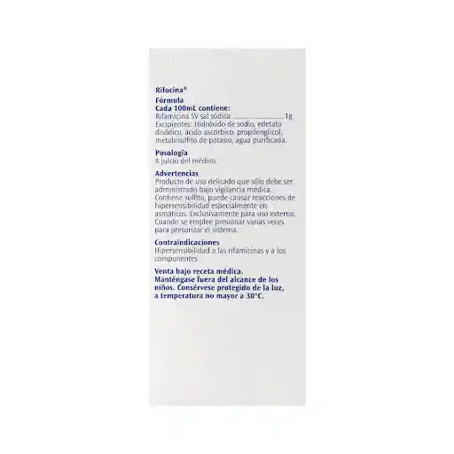 Rifocina Solución Tópica en Spray (1 g)