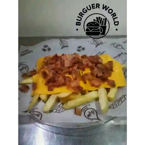 Francesas, bacon y cheddar cheese