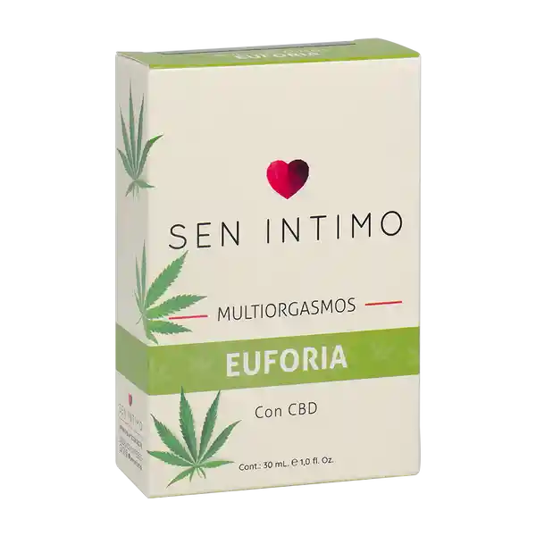 Sen Íntimo Lubricante Multiorgasmos Euforia Con Cbd