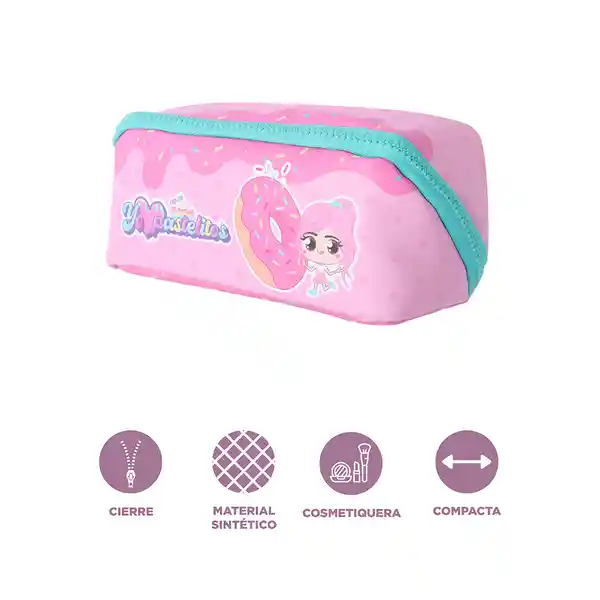 Cosmetiquera Serie Mis Pastelitos Rosa Miniso