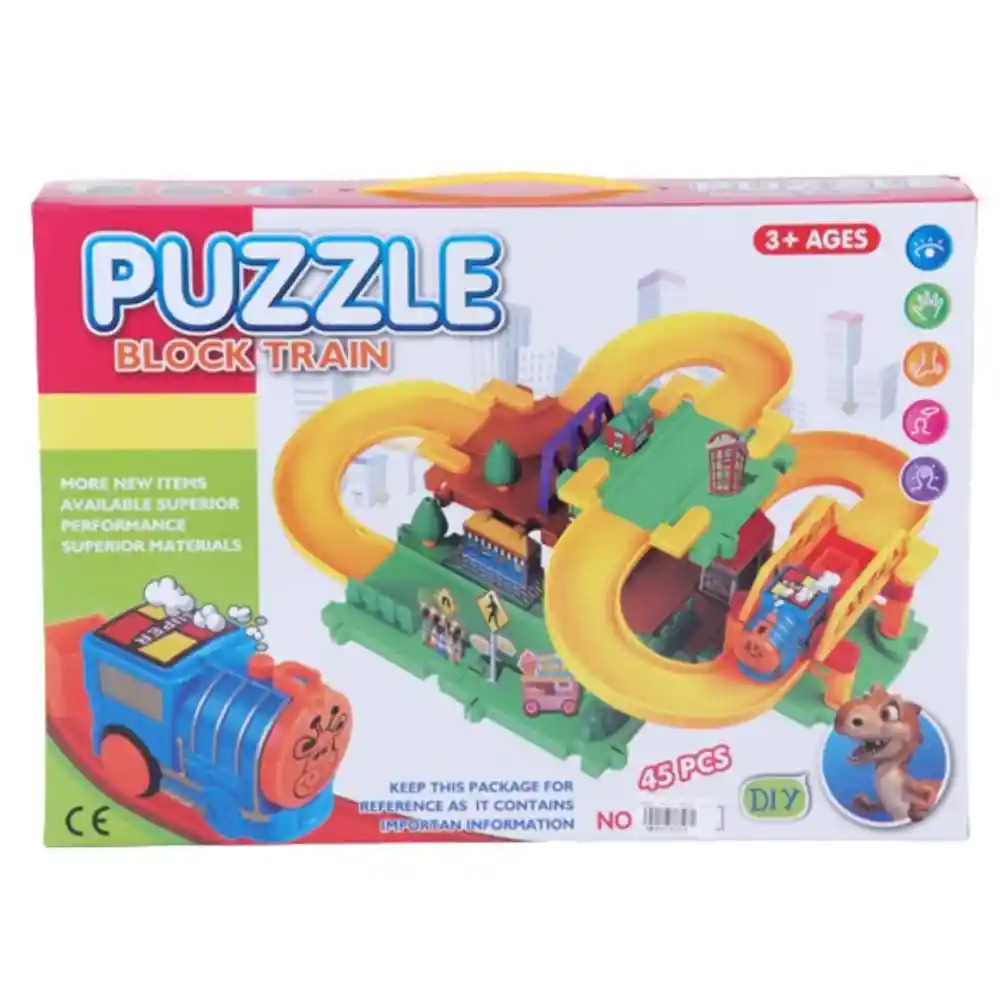Plasticos Asociados Puzzle 45 Piezas Caja Juego de Bloques