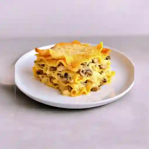 Lasagna De Pollo Y Champinon