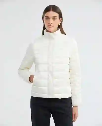 Chaqueta Quilted Degraded Crudo Coxal Claro Talla M Mujer Chevignon