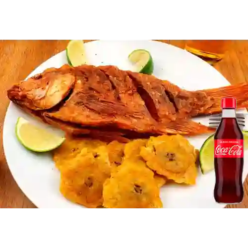 Combo Pescado Frito Grande +Cocacola Orig 350ml