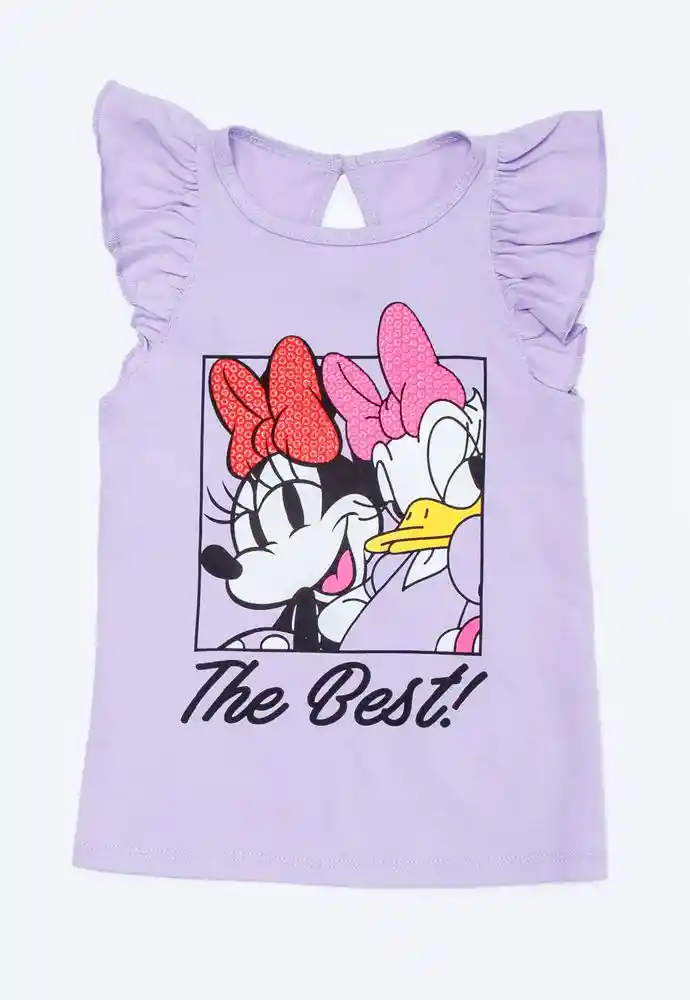 Camiseta Manga Sisa 2t-lila