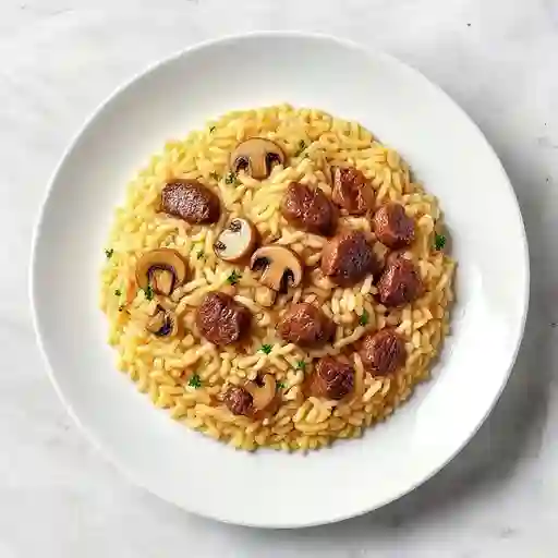 Rissoto De Lomo Y Champinones
