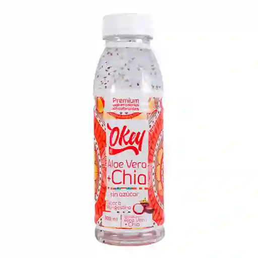 Bebida Aloe Okey Chía/mangostino