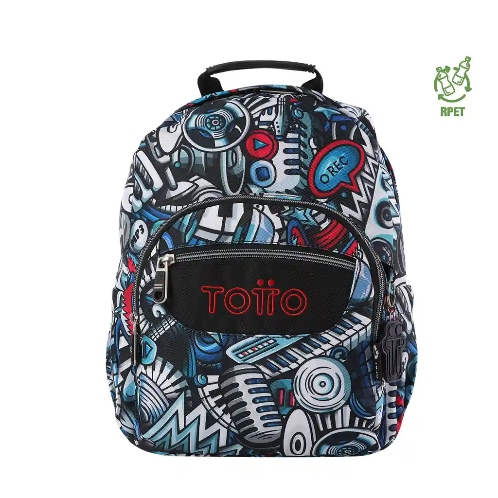 Morral Hombre Tempera Escolar Negro